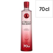 Image of Ciroc Red Berry Flavoured Vodka 37.5% vol 70cl, Ideal Gift