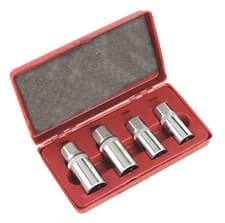 Image of Sealey AK723 Stud Extractor Set 4pc 1/2"Sq Drive Metric