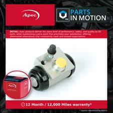 Image of Wheel Cylinder fits PEUGEOT 107 1.0 Rear 05 to 14 Brake 4402F0 Apec Quality New