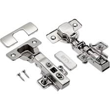 Image of SOFT CLOSE 35mm KITCHEN CABINET CUPBOARD SIDEBOARD STANDARD DOOR HINGES SCREWS