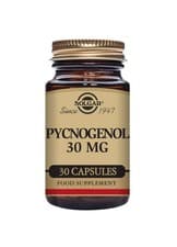 Image of Pycnogenol 30 mg Vegetable Capsules Pack of 30 Improves Vitamin C Absorption