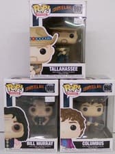 Image of Funko Pop! Movies Zombieland Lot 3 Bill Murray Tallahassee Columbus 997 998 1000