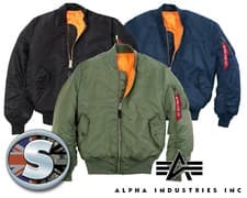 Image of ALPHA INDUSTRIES MA1 FLYING JACKET - GENUINE SELLER 40+ YEARS [01001]