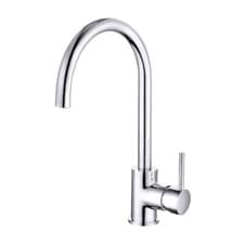 Image of Delphi Chorley Modern Kitchen Sink Mixer Tap - Chrome