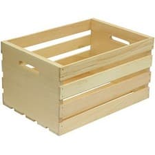 Image of Wood Storage Crate, Large - 67140
