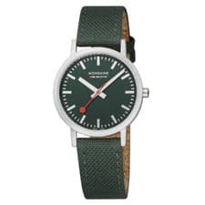 Image of Mondaine Classic 36Mm, Forest Green Watch, A660.30314.60SBF