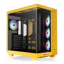 Image of Thermaltake View 380 XL TG ARGB, Bumblebee, Mid Tower w/ TG Window, 4x 120mm ARG