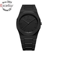 Image of D1 MILANO Shadow Watch Polycarbonate Black Unused From Japan