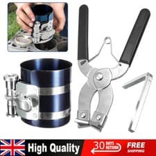 Image of Quick Release Engine Piston Ring Compressor Tool Ratchet Type Clamp 53 - 175mm