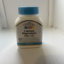 Image of 21st Century Calcium Magnesium Zinc D3 | 90 Tablets EXP 09/27