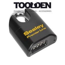 Image of Sealey PL603S Steel Body Combination Padlock Shrouded Shackle 62mm