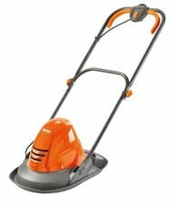 Image of Flymo Turbo Lite 270 Hover Lawn Mower - 1400W, 27cm, Folds Flat - Gold Grade
