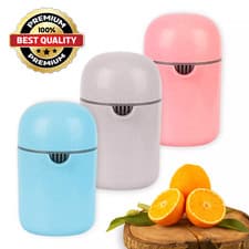 Image of AEX Manual Citrus Juicer Lemon Orange Plastic Hand Press Portable Squeezer UK