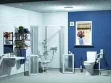 Image of AKW Marlbrook Square Edge Wallboards Bathroom Wall Panels