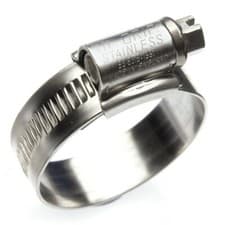 Image of 2 x JCS Hi-Grip (Jubilee) Stainless Steel Hose Clips/Clamps. Size 12 - 9.5-12mm