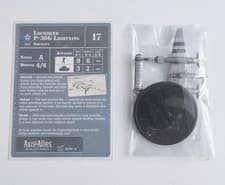 Image of Axis and Allies D-Day Set American Lockheed P-38G Lightning 20/45 with Card