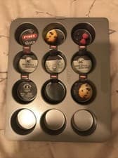 Image of Pyrex Magic Carbon Steel Non Stick Muffin Tray 12 Cup [6399]