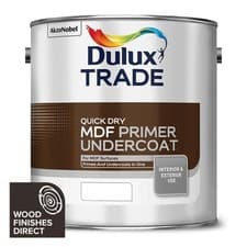 Image of Dulux Trade Quick Dry MDF Primer Undercoat, 2.5L - For Interior and Exterior use