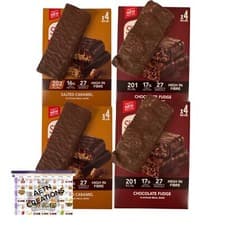 Image of Slim Fast Meal Replacement Bars Salted Caramel & Chocolate Fudge, 16x60g Bars