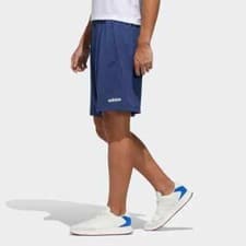 Image of Mens Adidas 3 stripes Shorts Sports Gym Football Badminton S to XL - Navy Blue