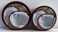 Image of THE BODY SHOP COCONUT BODY BUTTER 200ML + COCONUT BODY SCRUB 200ML ORIGINAL TYPE