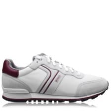 Image of Hugo Boss Parkour Runners Mens Trainers Casual Footwear Sneakers White RRP £159