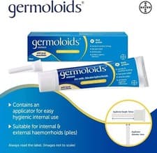 Image of Germoloids Haemorrhoids Piles Treatment & Piles Suppositories Cream Ointment
