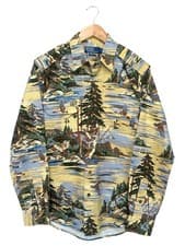 Image of Men's Polo Ralph Lauren Western Overshirt Classic Fit Americana Cotton Twill M