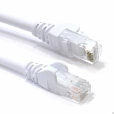 Image of 15m Cat 6 UTP RJ45 LS0H White Networking Inetrnet CCA Cable