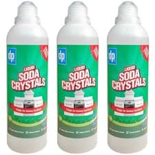 Image of Dri-Pak Liquid Soda Crystals Grease & Stain Removal 750ml / Pack Of 3