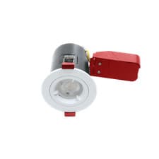 Image of Fire Rated Downlights Twist And Lock GU10 240V LED Compatible 4 Colour Options