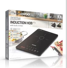 Image of Daewoo 2000W Single Induction Hob SDA1805 - Black