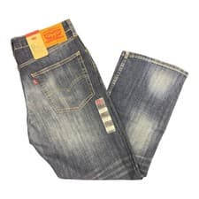 Image of Levi’s 527 Slim Bootcut Men’s Jeans Dark Wash Stretch Denim