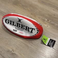 Image of Gilbert G-TR4000 Training Rugby Ball Red Size 4 Fast Post New Official Genuine