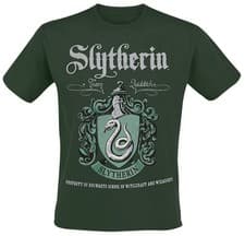 Image of Harry Potter Slytherin Men's T-Shirt Green Regular L Green