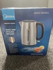Image of Midea 6000 Series Stainless Steel Cordless Electric Kettle 3000W Pre-owned VGC