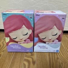 Image of Q posket sleeping Disney Characters Ariel Figure 2 Types Set Qposket New
