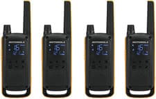 Image of Motorola Talkabout T82 Extreme PMR446 2-Way Walkie Talkie Radio - Yellow/Black (