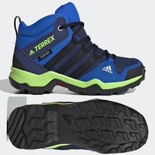 Image of adidas Terrex AX2R Mid R.RDY Boys Girls Hiking Shoes Junior Walking Boots Blue