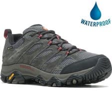 Image of Merrell Mens WIDE FIT Moab 3 GTX Gore Tex Waterproof  Walking Shoes-UK 7-13