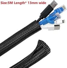Image of 0.5/1/3/5/10M Cable Sleeve Self-Closing Cable Flexible Cable Protection Cord Man