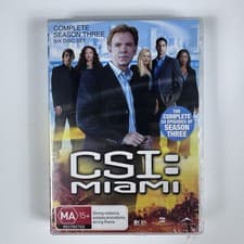 Image of CSI Miami Complete Season Three David Caruso Region 4 Crime Drama