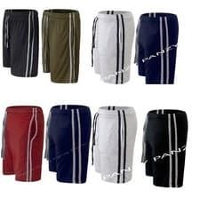 Image of 2 Pack Mens Loungewear Shorts PJ Nightwear Pyjama Bottoms Cotton Sleepwear Pants