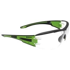 Image of Beeswift Clear Lens Sports Frame Safety Glasses Clear/Green