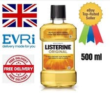 Image of 500ml LISTERINE Original Mouthwash Prevent Gum Problems Plaque