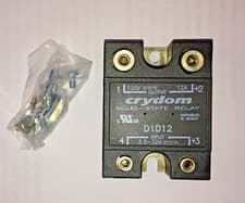 Image of CRYDOM D1D12 - `12A, 100VDC Solid State Relay (SSR)