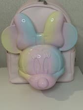 Image of Loungefly Minnie Mouse tie dye pastel mini backpack, BNWT