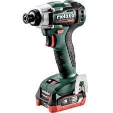 Image of Metabo PowerMaxx SSD 12 BL 12 Volt Cordless Impact Driver 2 x 4.0Ah Batteries