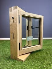Image of Hardwood Timber Window Wood Oak Single Casement Flat Pack Unassembled