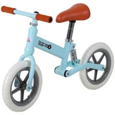 Image of 12" Kids Balance Bike No Pedal Toddler Training Bike Adjustable Seat Blue